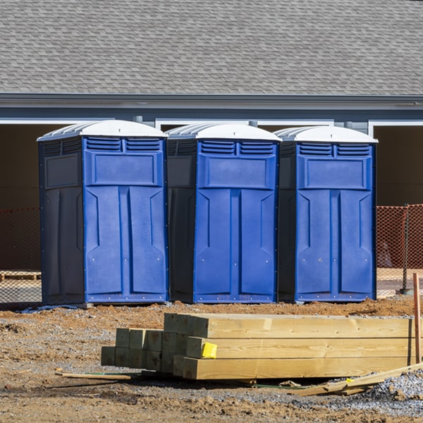 what is the maximum capacity for a single porta potty in Prosper TX